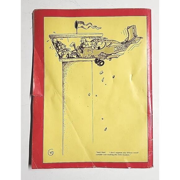1971 Great Flying Cartoons Magazine Plane & Pilot Magazine M653 - Picture 6 of 7